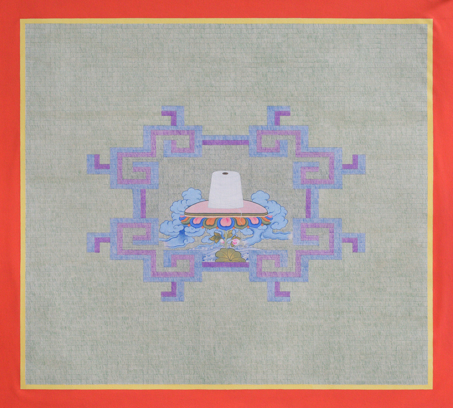 White thread