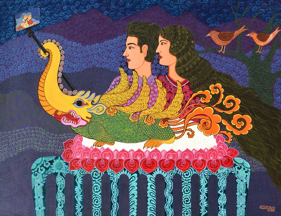 Selfie with the divine 