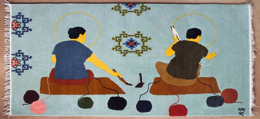 Tānā Bānā (diptych) I