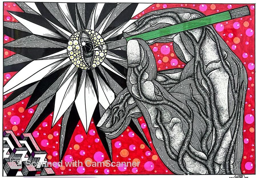 New World Pattern (Sunflower)