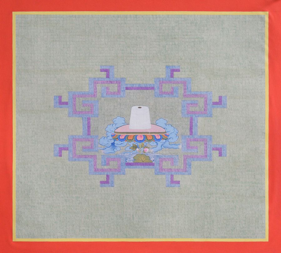 White thread
